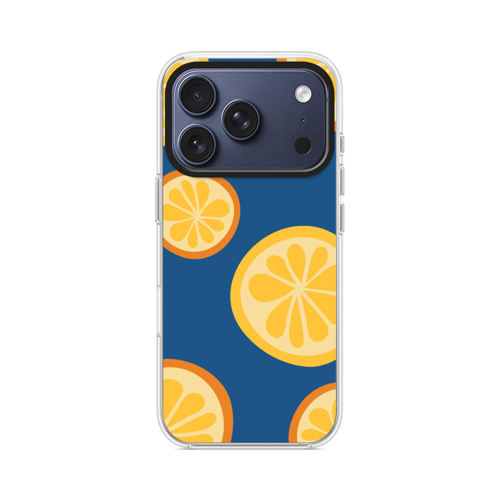 レモンのパターン iPhone 17 Proオリジナルケース