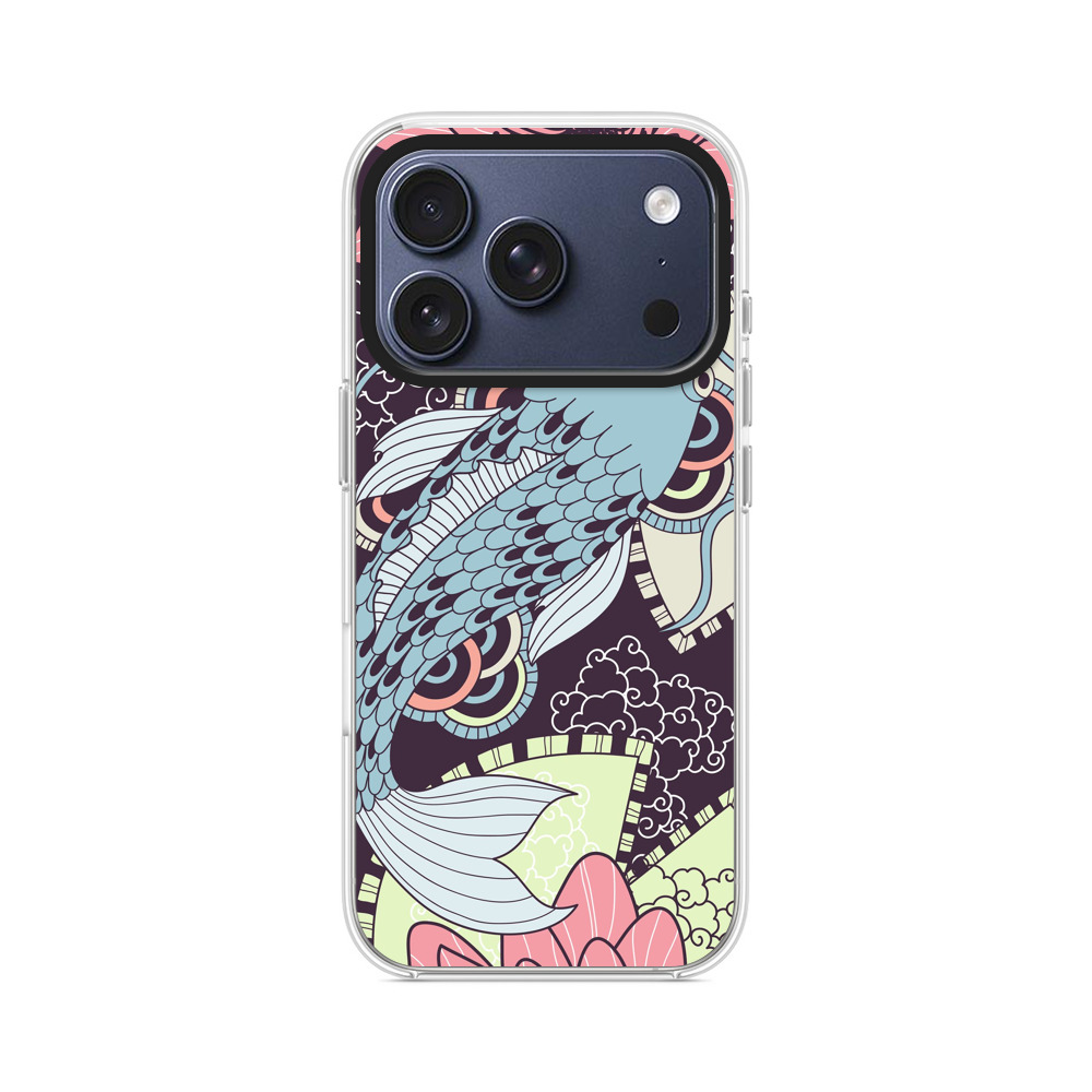 蓮と鯉のパターン carp-ukiyoe 蓮と鯉のパターン carp-ukiyoe