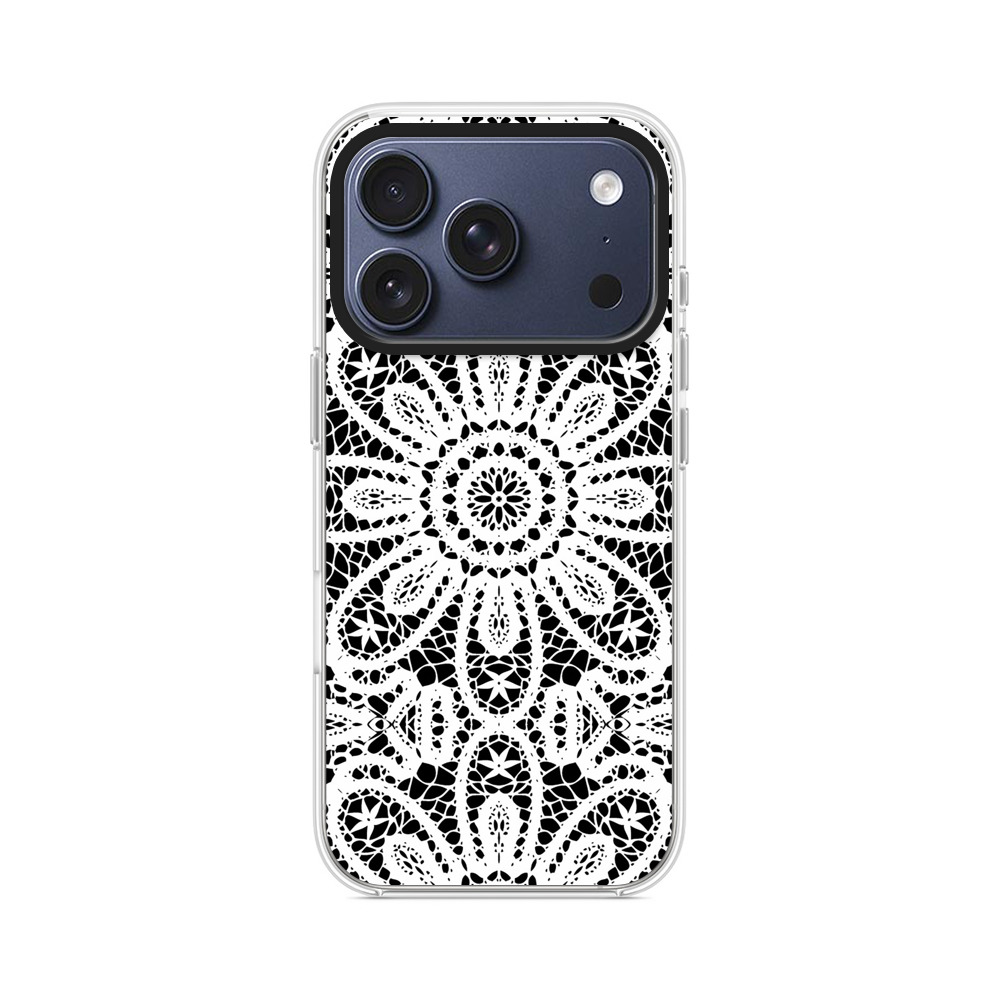 レース模様のパターン iPhone 17 Proオリジナルケース
