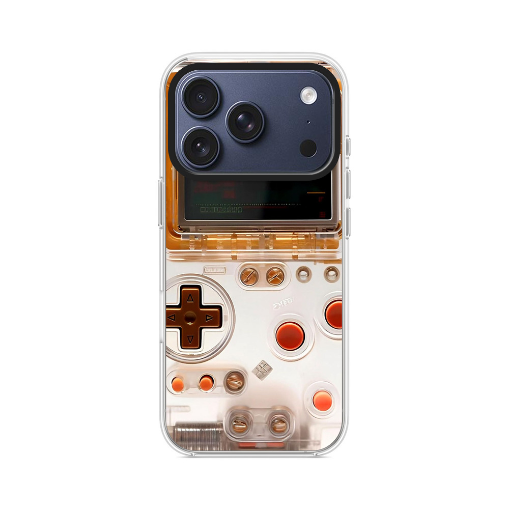 クリアゲーム機操作パネル iPhone 17 Proオリジナルケース