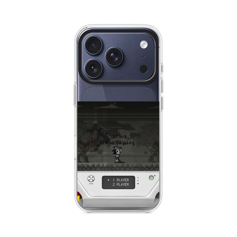 レトロゲーム画面風デザイン iPhone 17 Proオリジナルケース