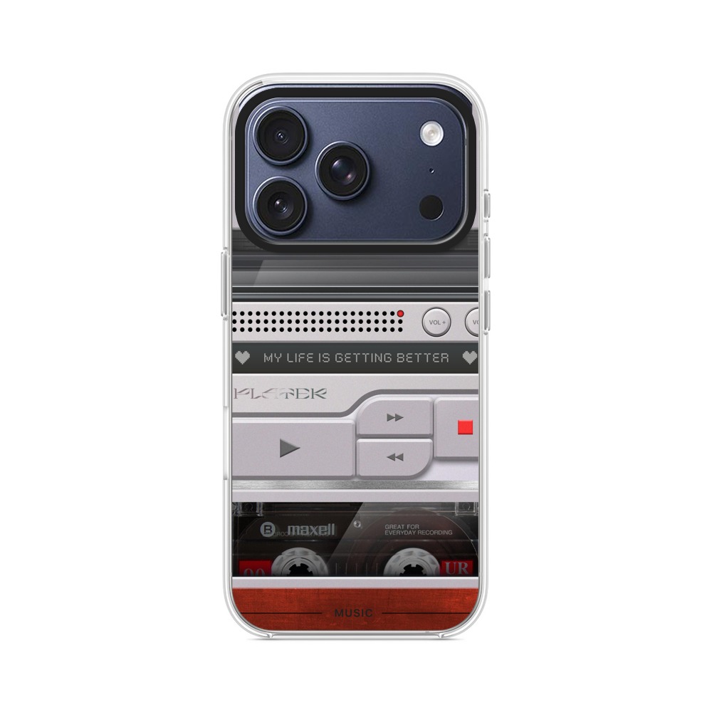 レトロカセットプレーヤー iPhone 17 Proオリジナルケース