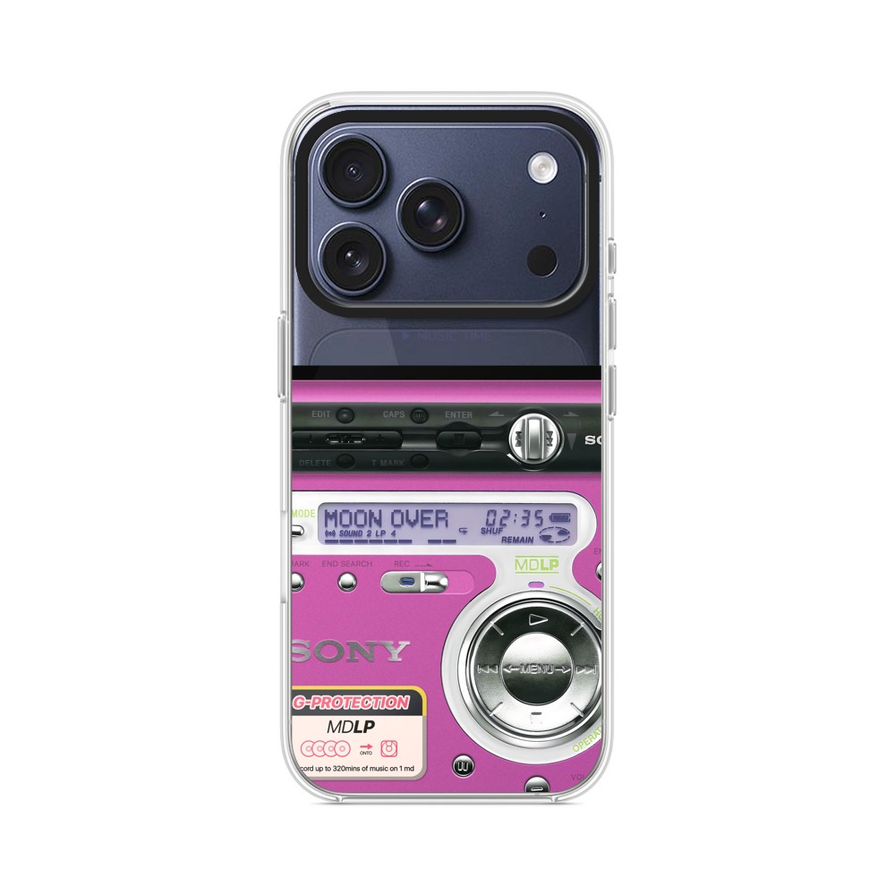 レトロMDプレーヤー iPhone 17 Proオリジナルケース