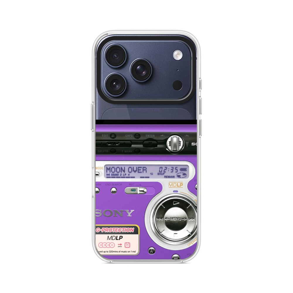 レトロなソニーウォークマン iPhone 17 Proオリジナルケース