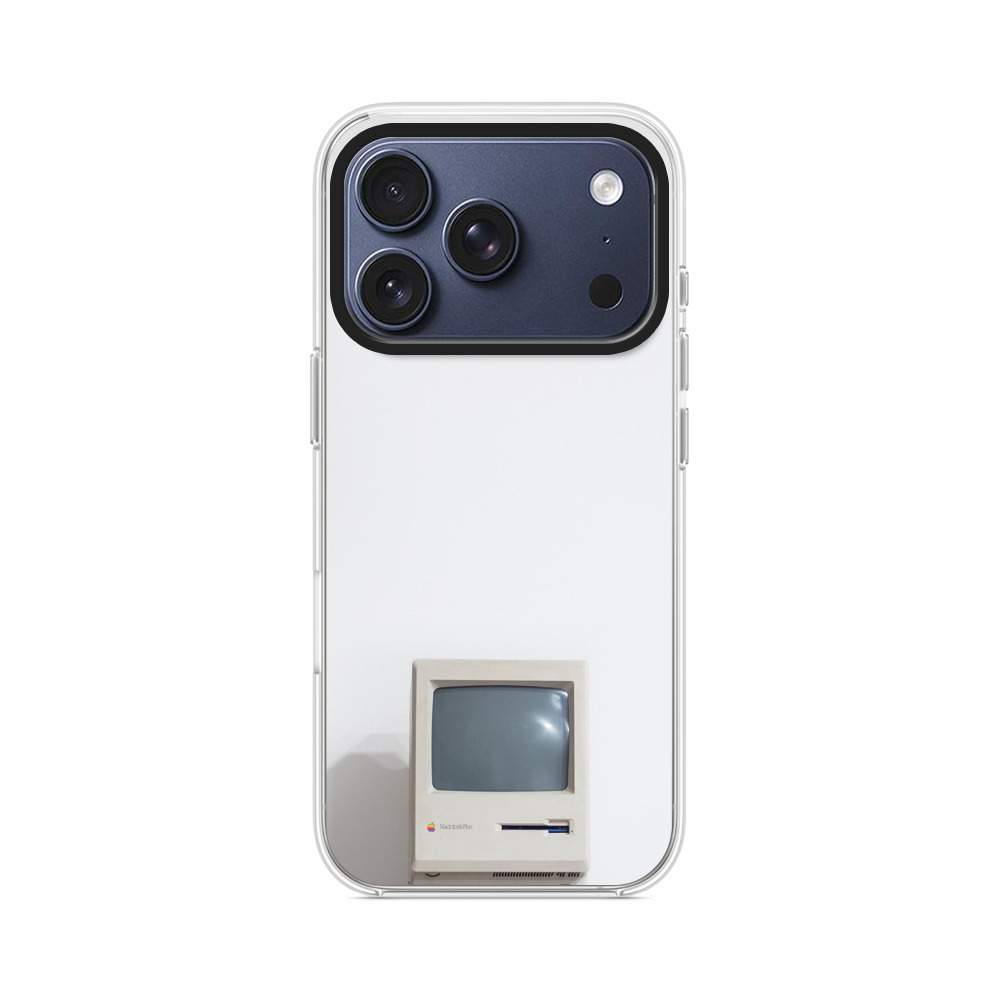 レトロテレビモニター部分の写真 iPhone 17 Proオリジナルケース