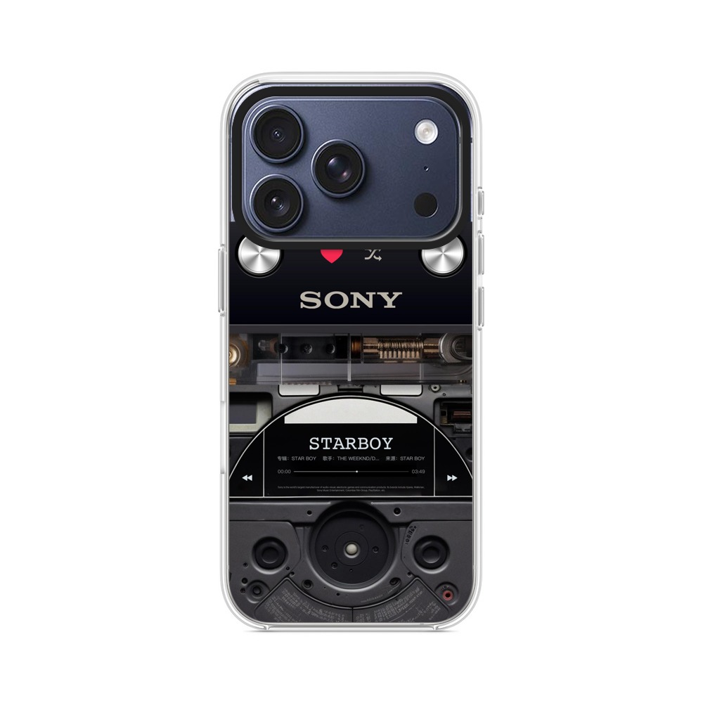 レトロなソニーカセット iPhone 17 Proオリジナルケース