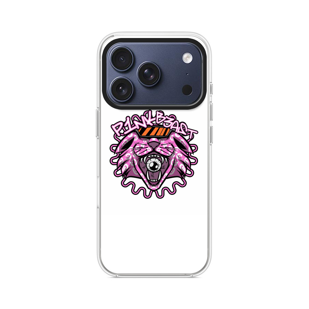 サイケデリックなピンクの獣のイラスト pink-beast サイケデリックなピンクの獣のイラスト pink-beast