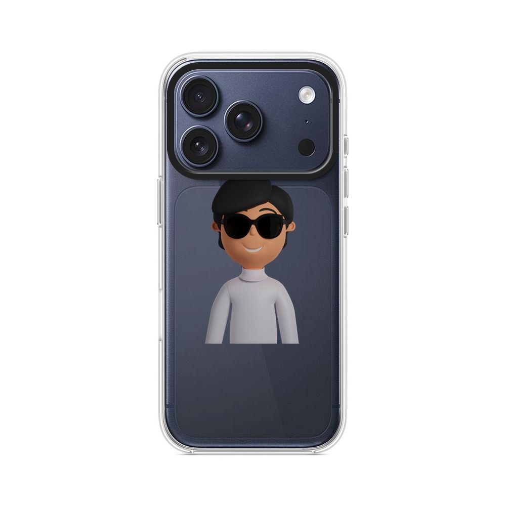 サングラスをかけたキャラクター iPhone 17 Proオリジナルケース