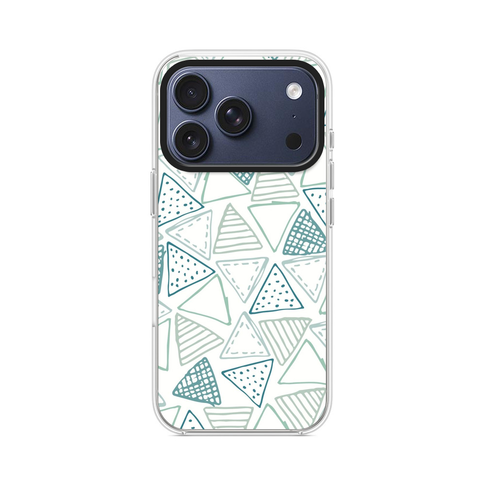 三角形のパターンデザイン iPhone 17 Proオリジナルケース