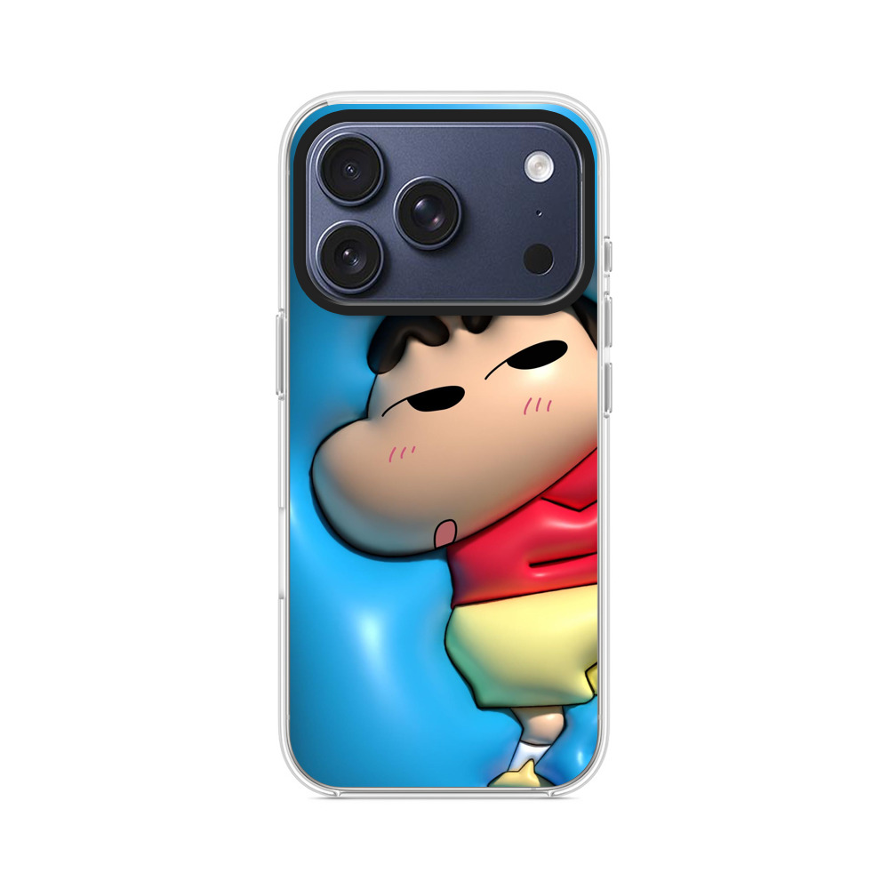 しんちゃんのいたずら顔 iPhone 17 Proオリジナルケース