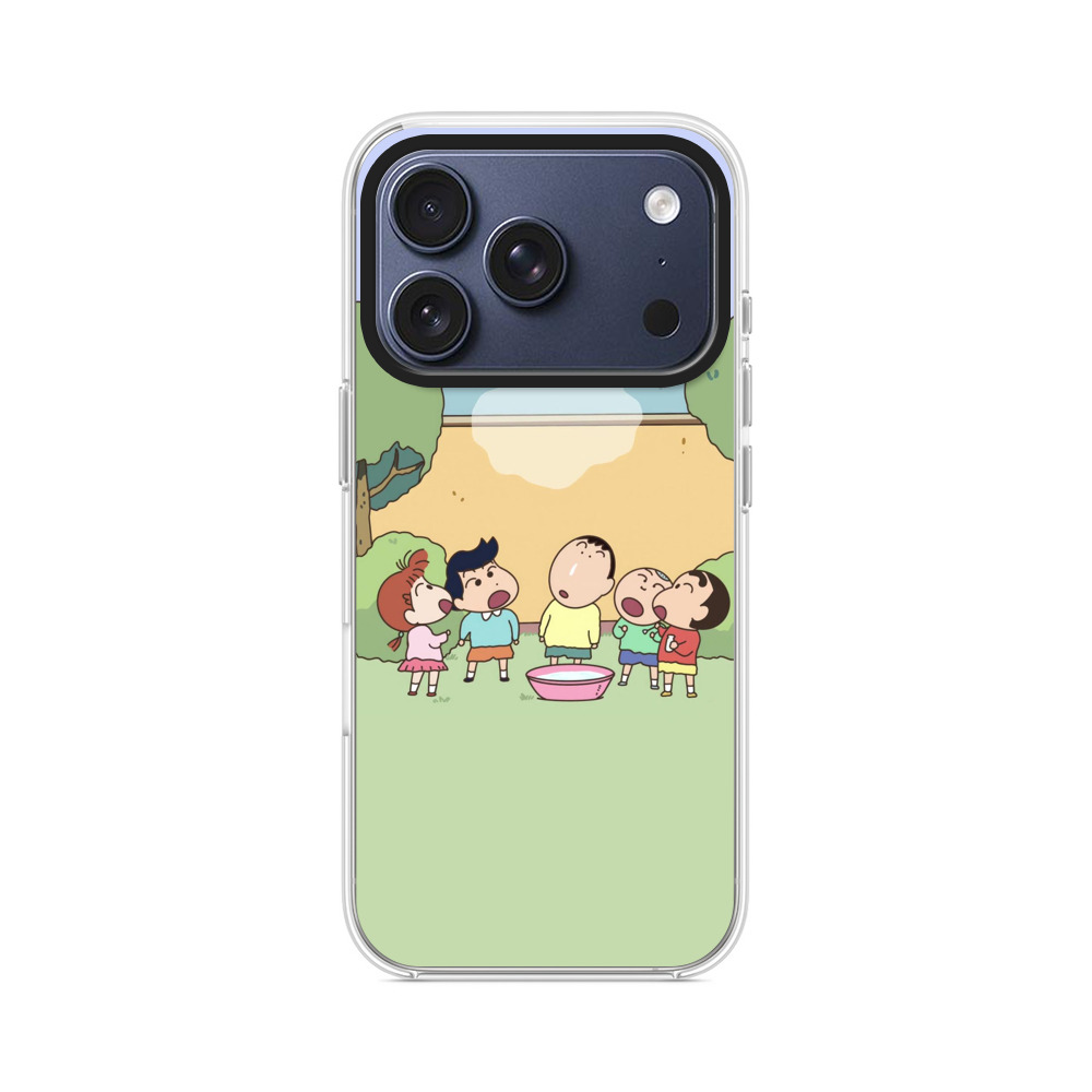 しんちゃんとシャボン玉 iPhone 17 Proオリジナルケース
