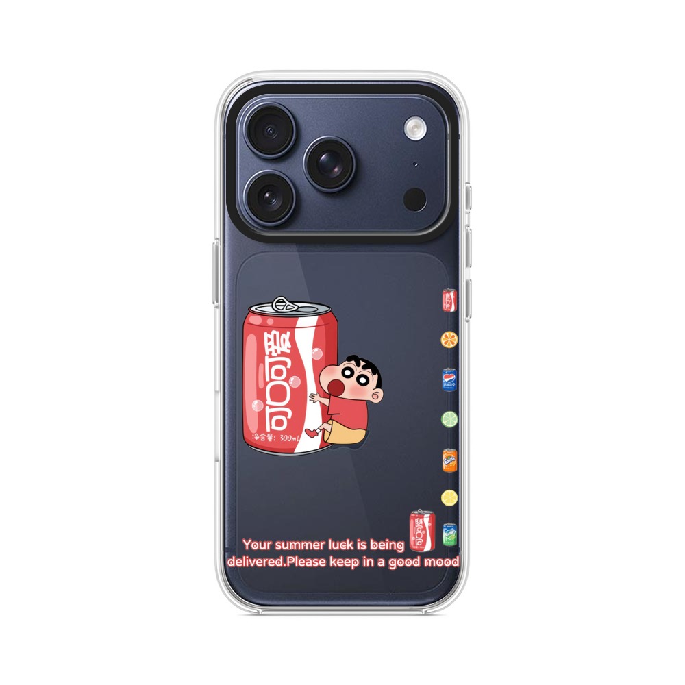 しんちゃんとコーラ缶 iPhone 17 Proオリジナルケース