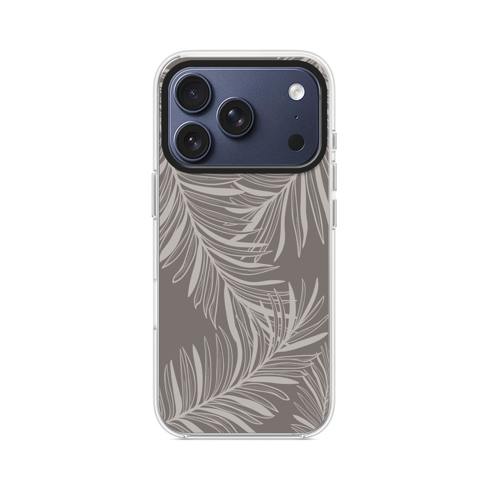 シンプルなシダの葉柄 iPhone 17 Proオリジナルケース