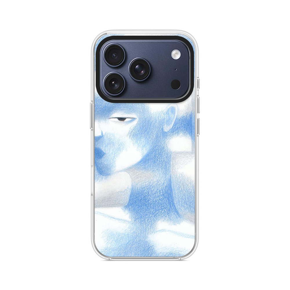 空と一体化する人のイラスト iPhone 17 Proオリジナルケース