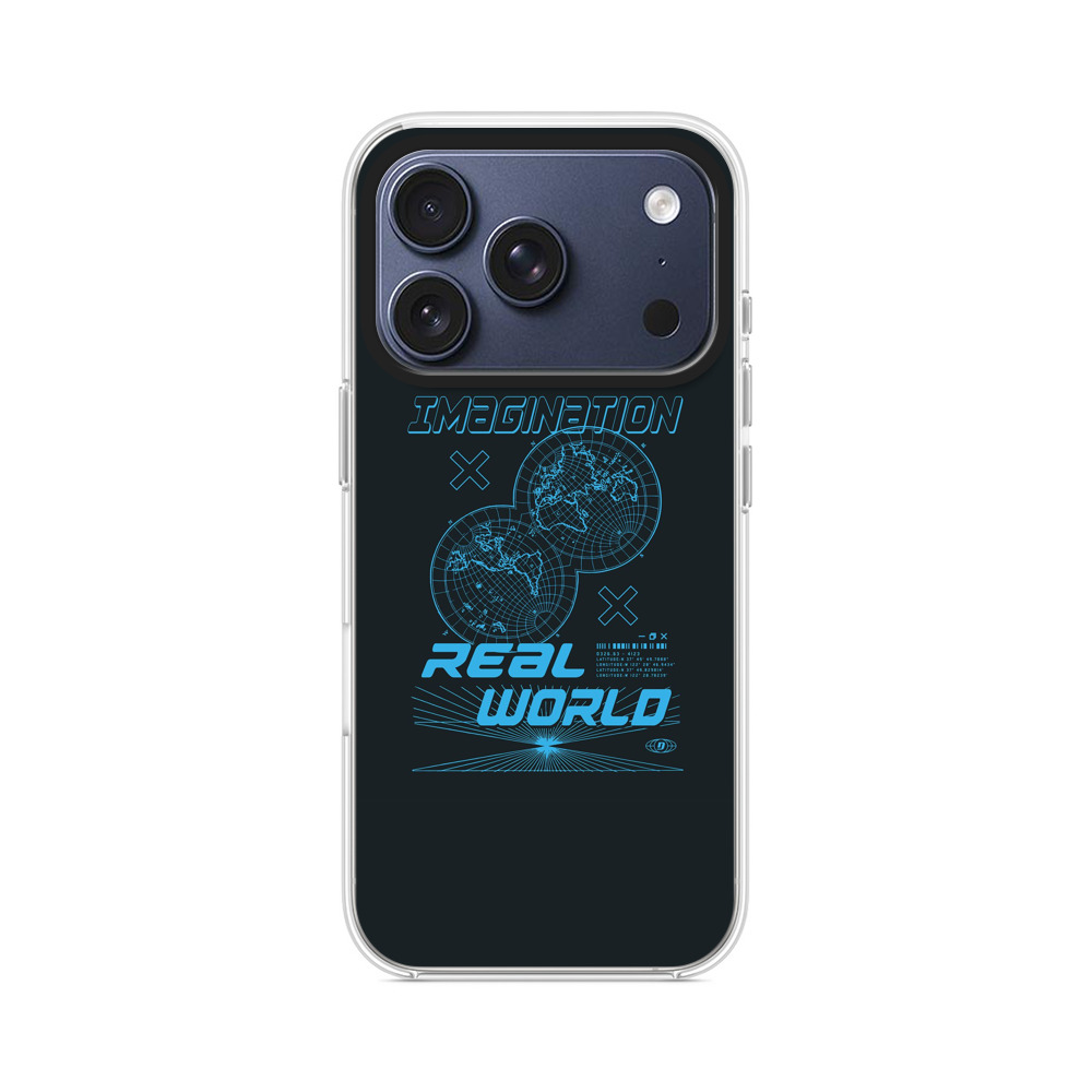 想像と現実の地球 iPhone 17 Proオリジナルケース