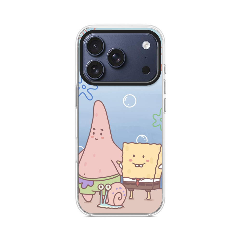 スポンジボブとパトリック iPhone 17 Proオリジナルケース