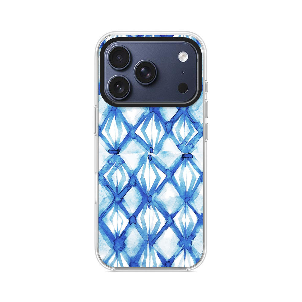 水彩の幾何学模様 iPhone 17 Proオリジナルケース