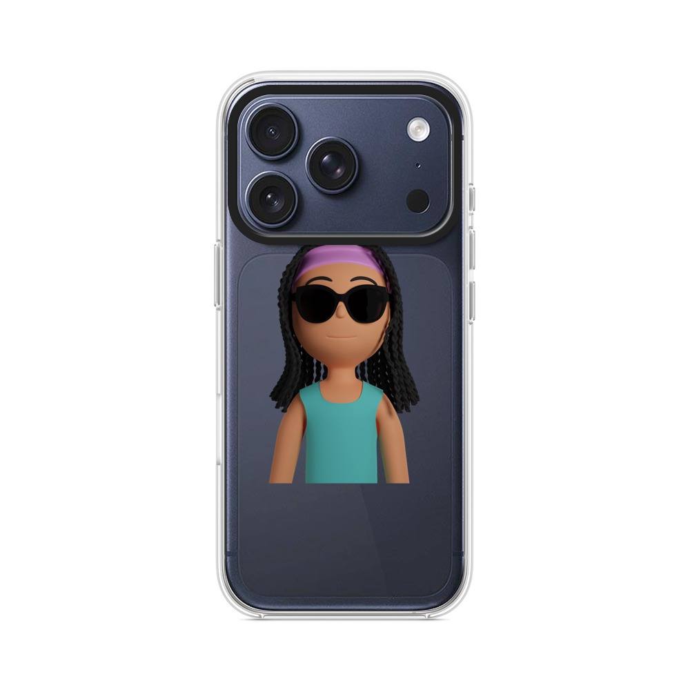 サングラスをかけたキャラクター iPhone 17 Proオリジナルケース