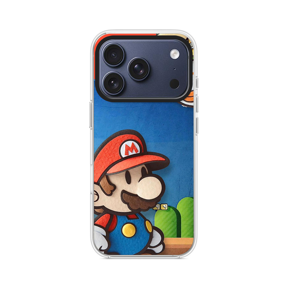 スーパーマリオのイラスト iPhone 17 Proオリジナルケース