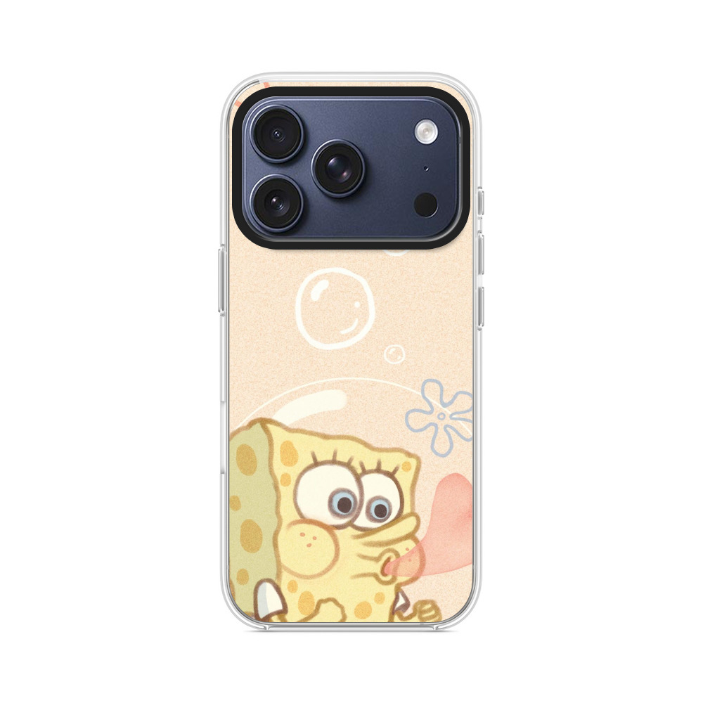 海のスポンジと泡 iPhone 17 Proオリジナルケース