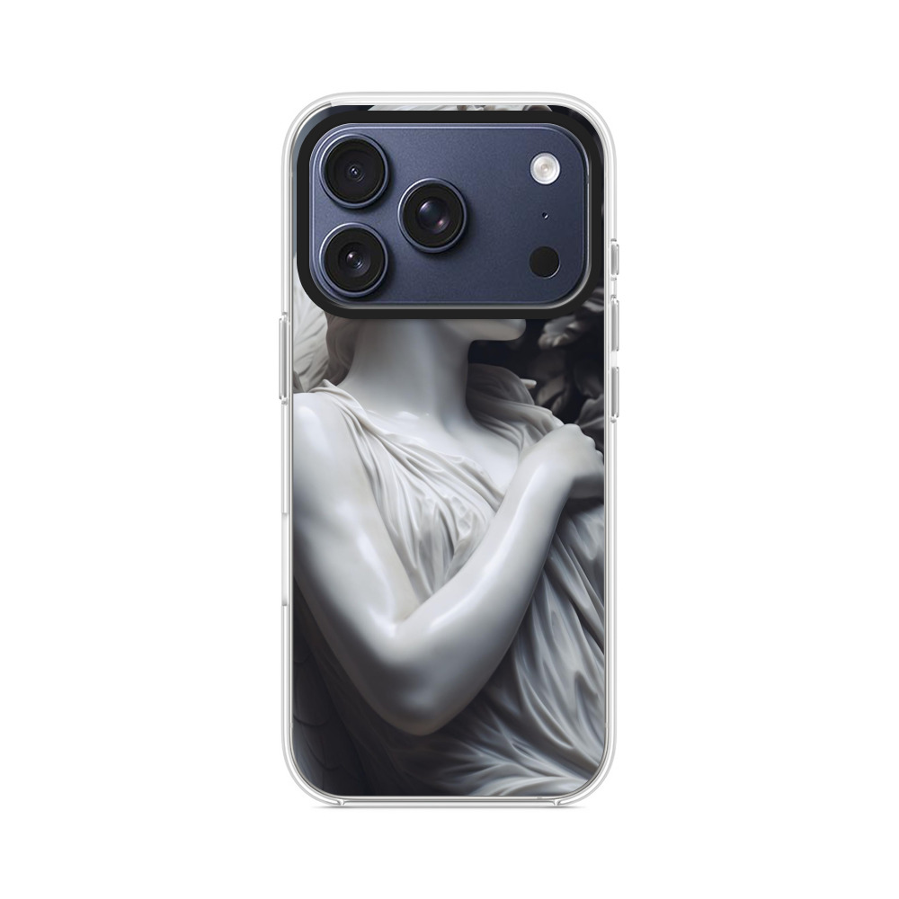 優雅な天使の彫刻 iPhone 17 Proオリジナルケース