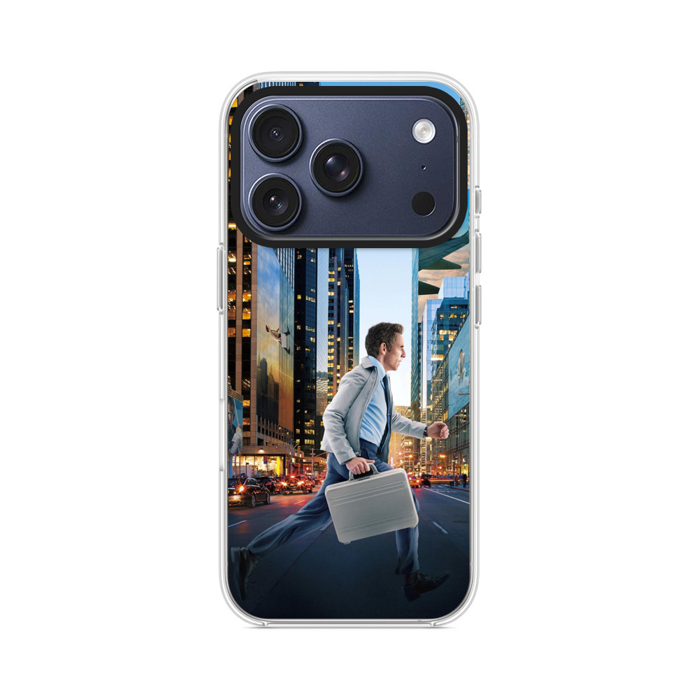 都会を駆けるビジネスマン iPhone 17 Proオリジナルケース