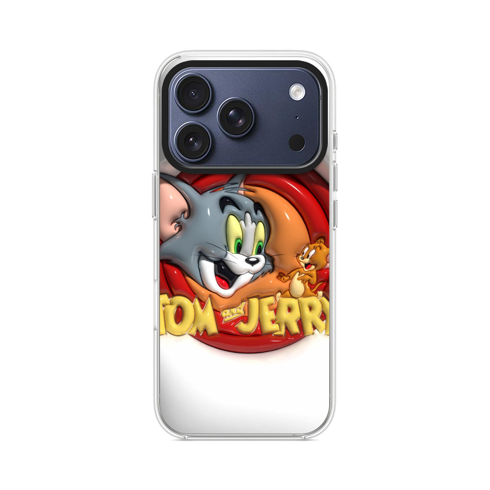 トムとジェリーのロゴ iPhone 17 Proオリジナルケース