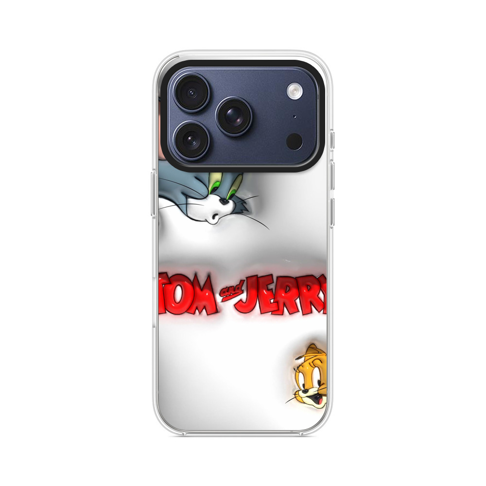 トムとジェリーのロゴ iPhone 17 Proオリジナルケース