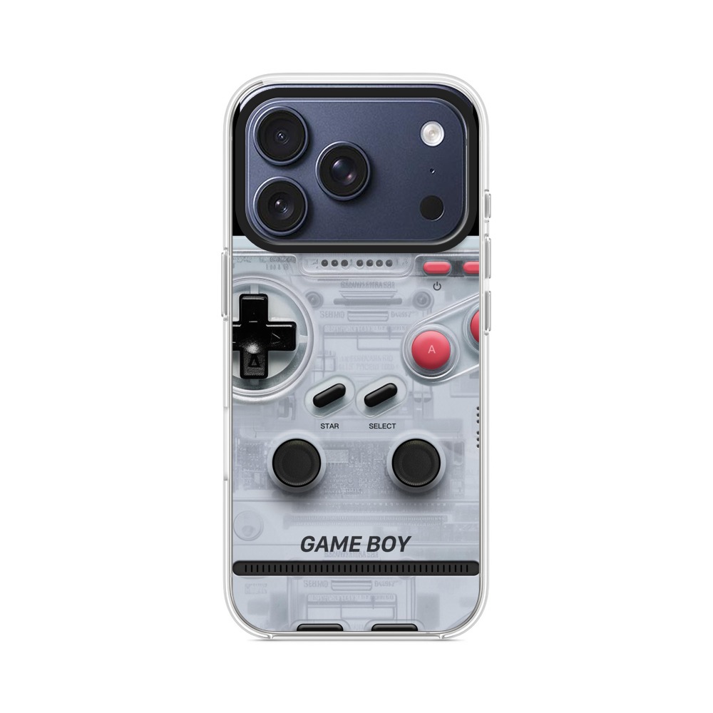透明レトロゲームコントローラー iPhone 17 Proオリジナルケース