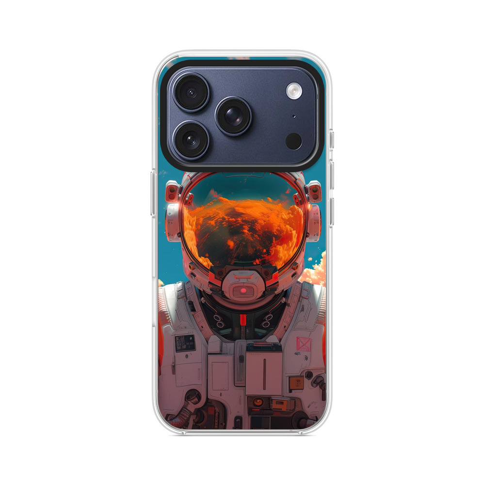 夕焼けの宇宙飛行士 iPhone 17 Proオリジナルケース