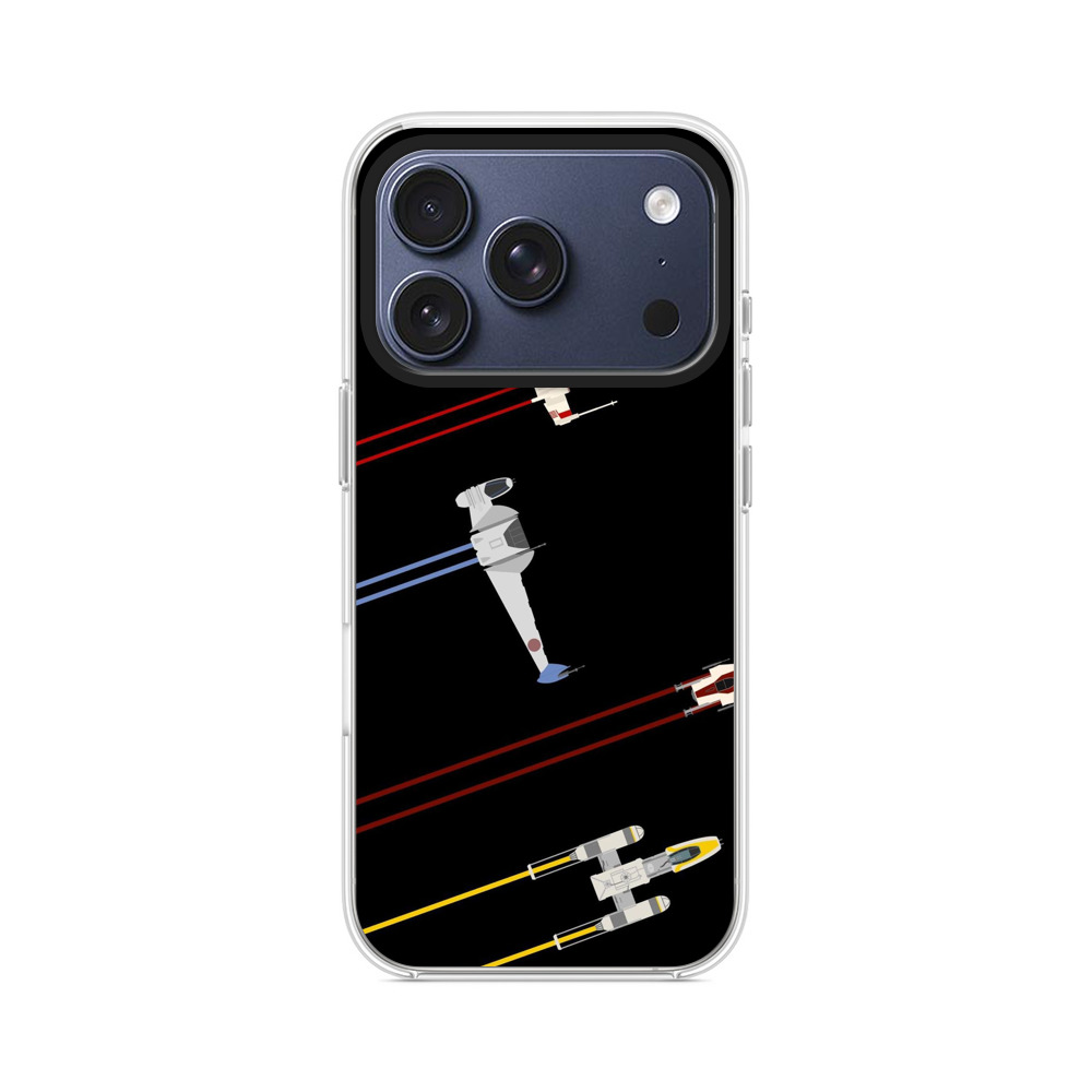 宇宙戦闘機の飛翔 iPhone 17 Proオリジナルケース