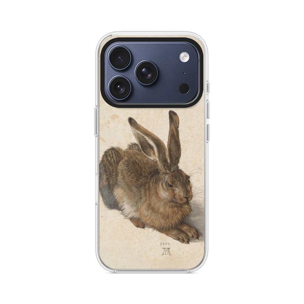 リアルなウサギの描写 iPhone 17 Proオリジナルケース
