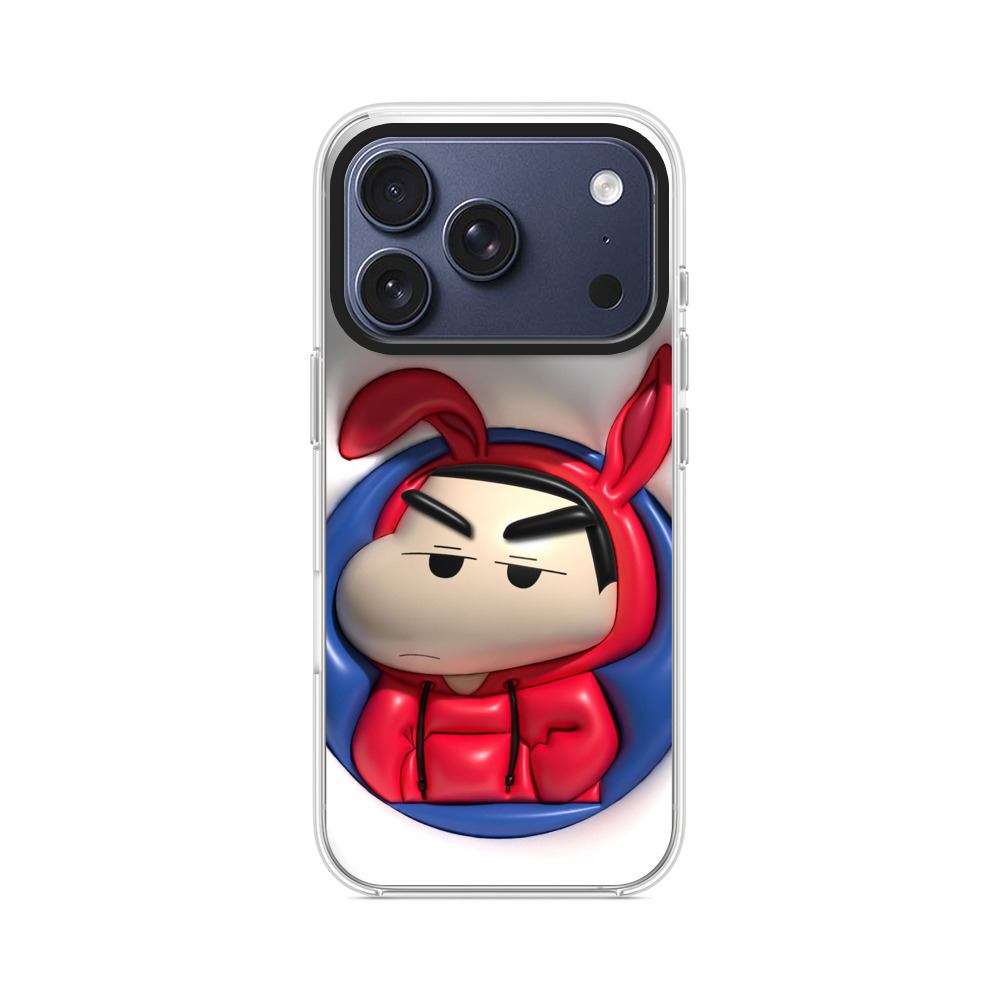 うさぎ耳フードのキャラ iPhone 17 Proオリジナルケース