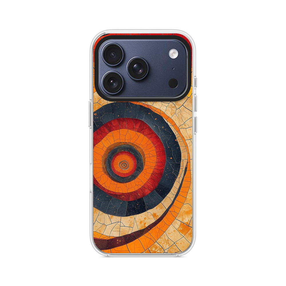 鮮やかな渦巻き模様 iPhone 17 Proオリジナルケース