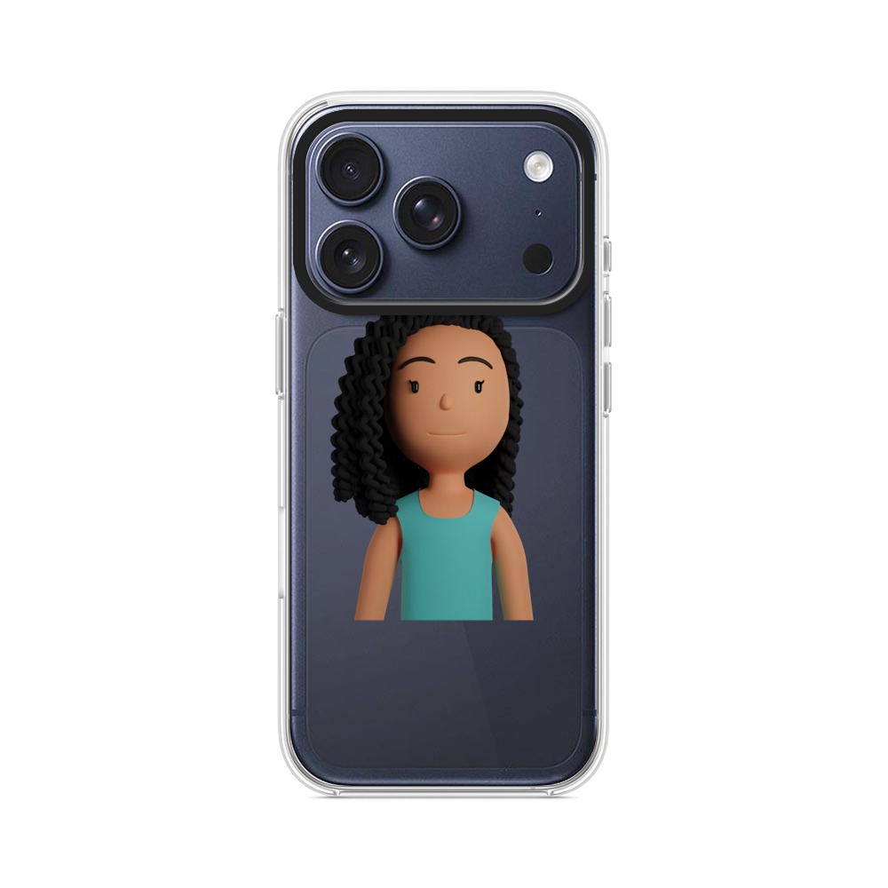 若い女性のキャラクター iPhone 17 Proオリジナルケース