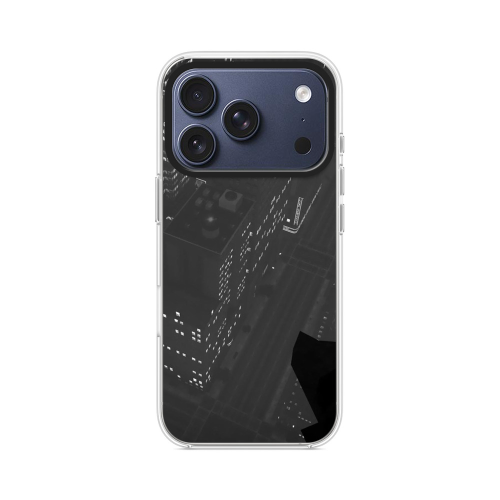 夜の都市シルエット iPhone 17 Proオリジナルケース