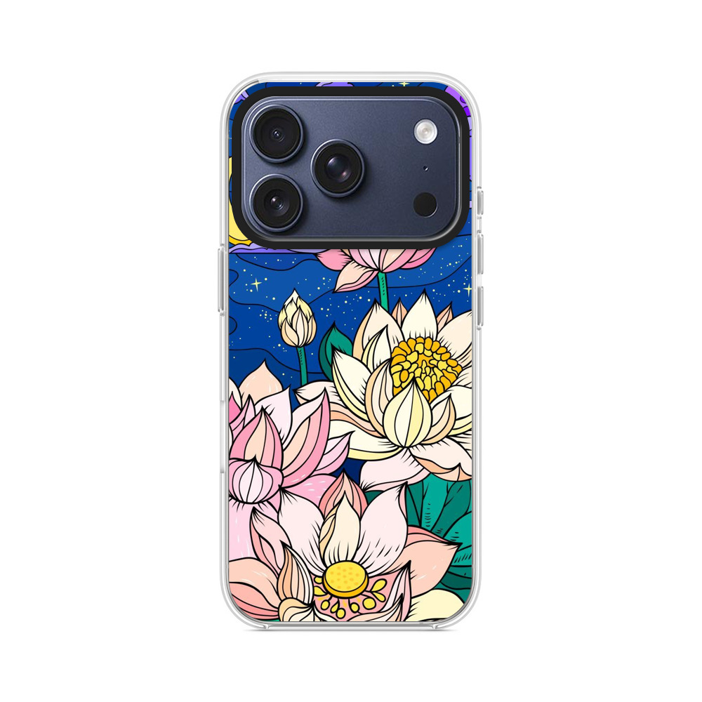 夜空の蓮 iPhone 17 Proオリジナルケース