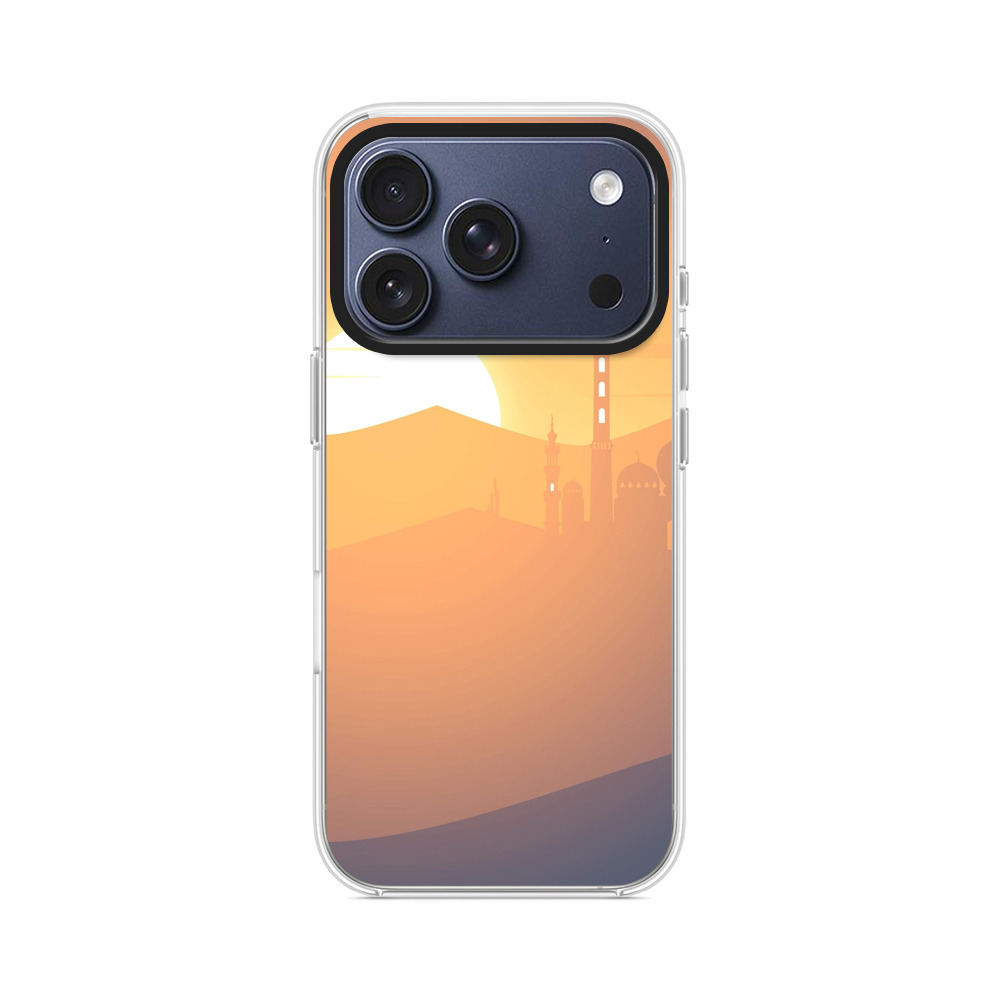 夕日とモスクの風景 iPhone 17 Proオリジナルケース