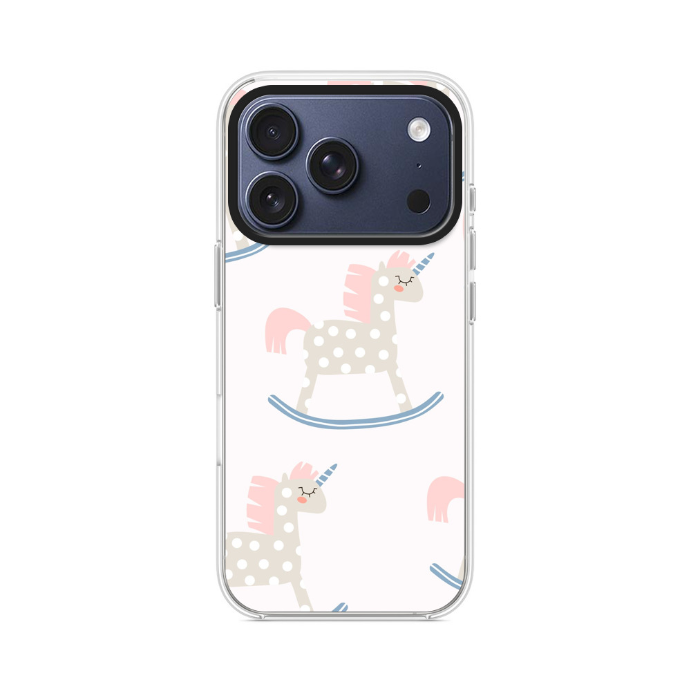 ユニコーンのロッキングホース iPhone 17 Proオリジナルケース