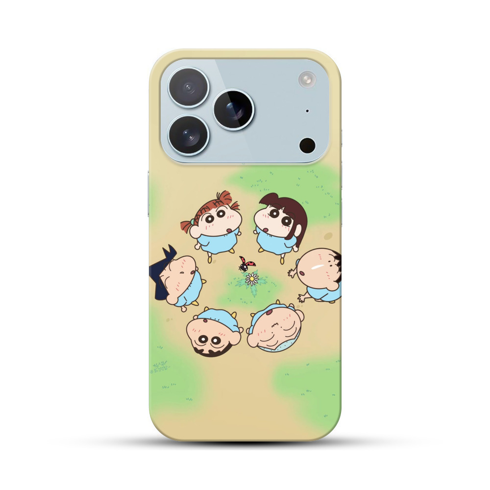 赤ちゃんキャラクターの草原 iPhone 17 Proオリジナルハードケース