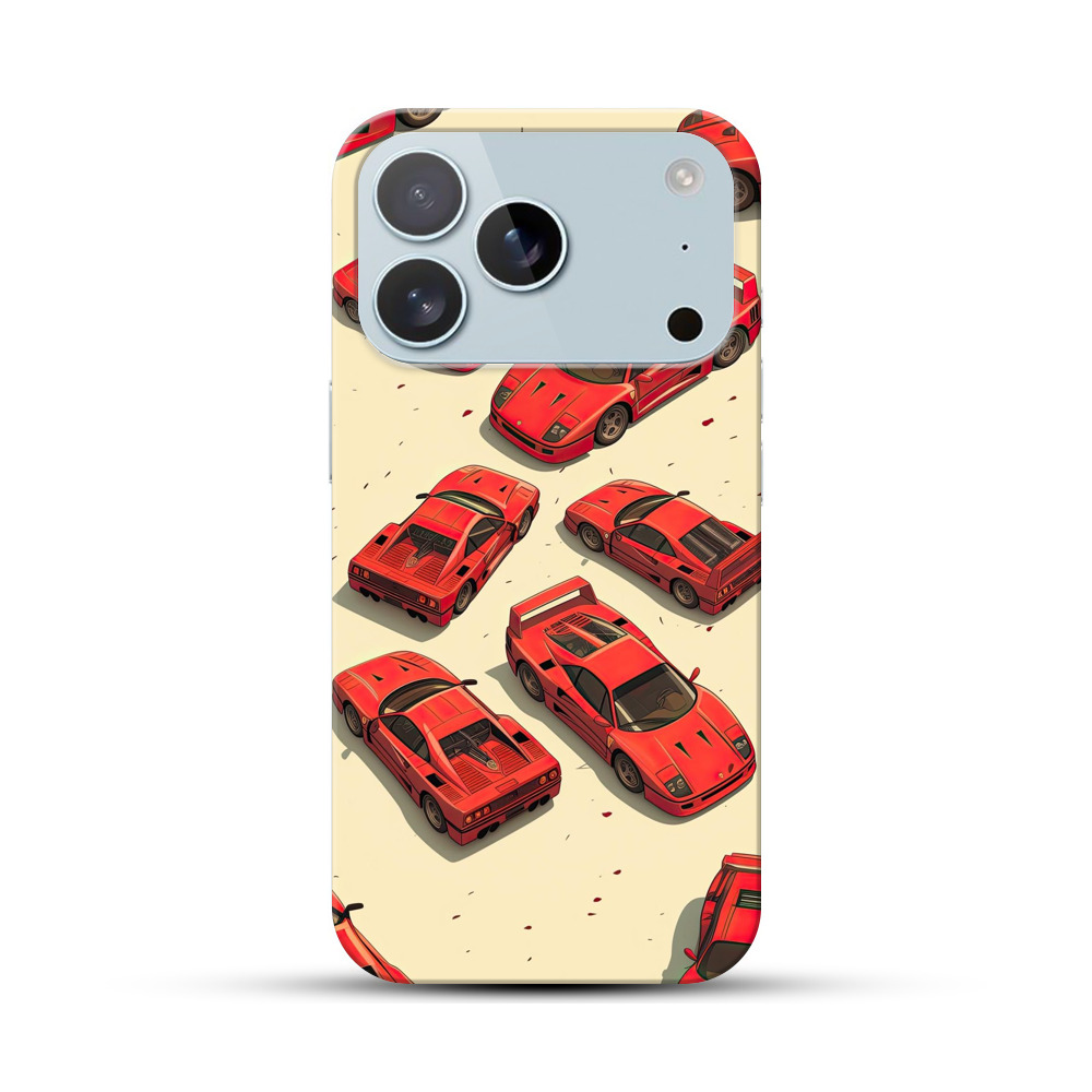 赤いスポーツカー iPhone 17 Proオリジナルハードケース