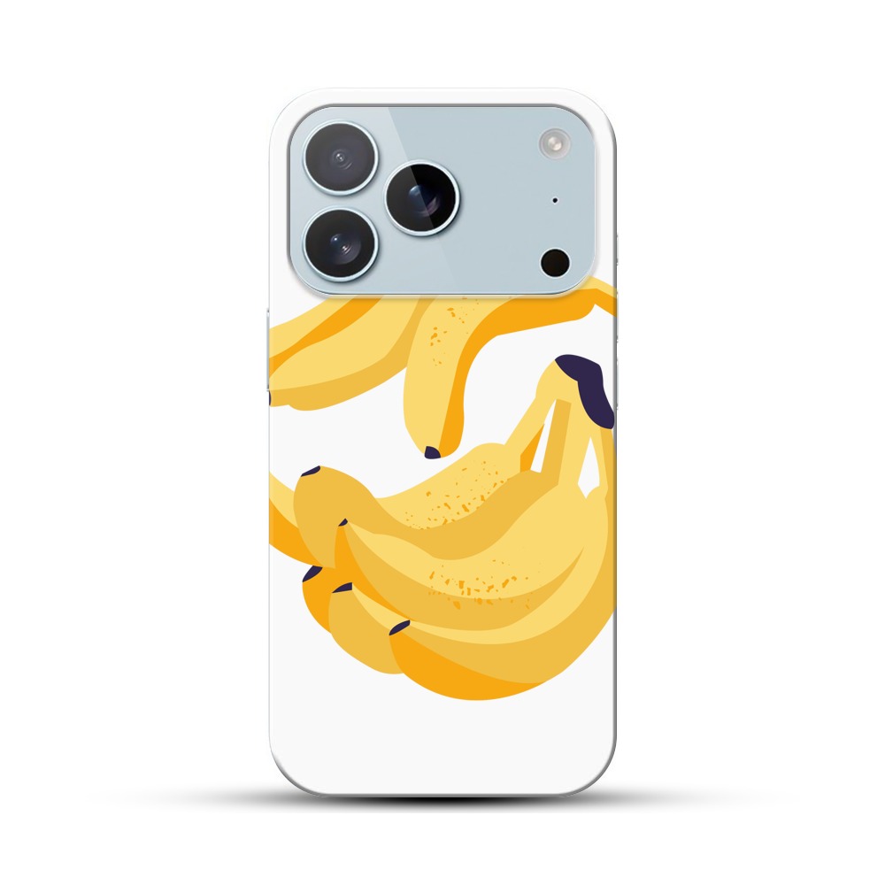 バナナのイラスト iPhone 17 Proオリジナルハードケース