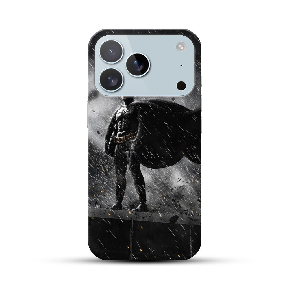 雨の中のバットマン iPhone 17 Proオリジナルハードケース