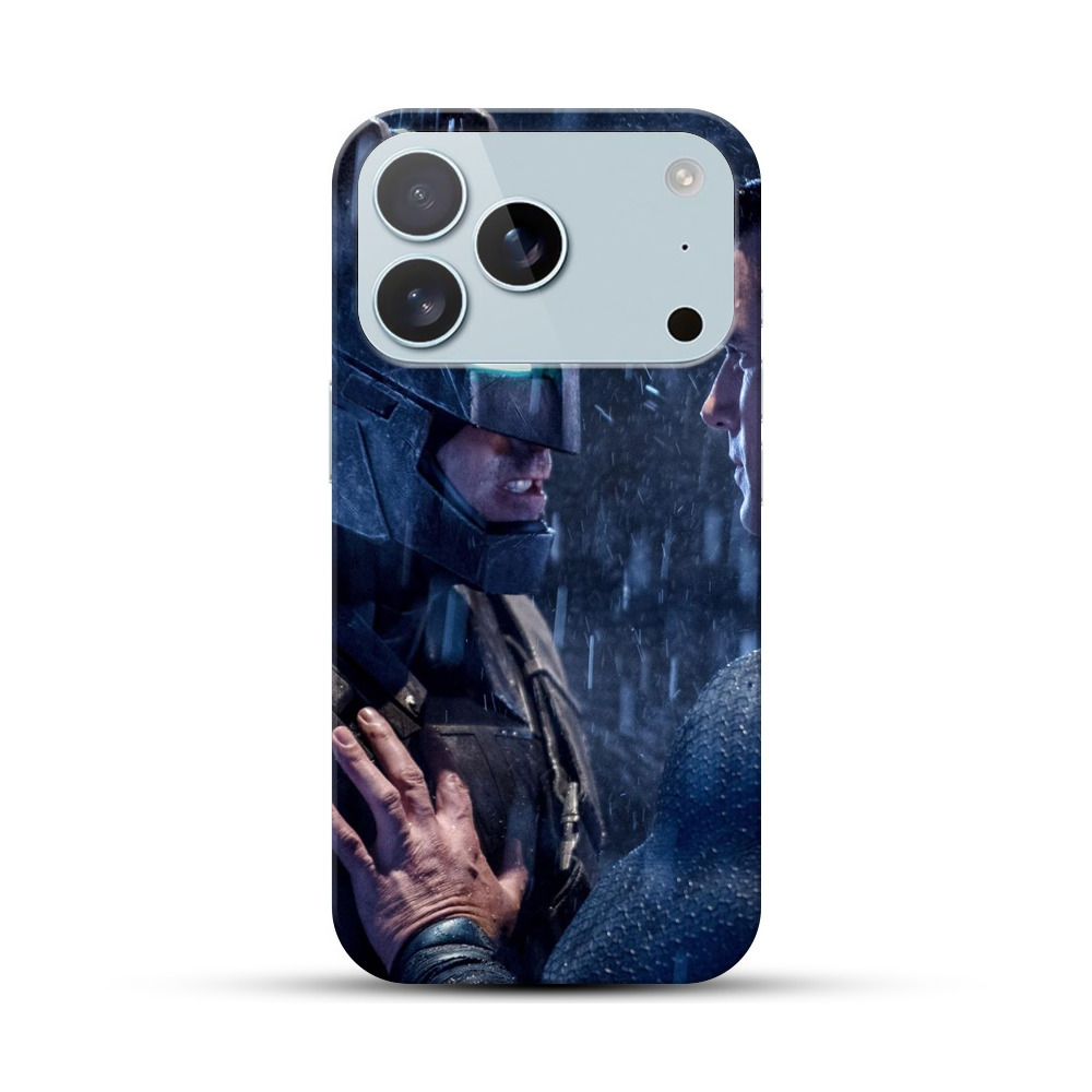 バットマンとスーパーマン対峙 iPhone 17 Proオリジナルハードケース