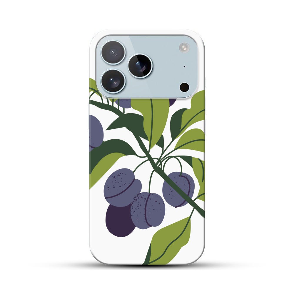 ブルーベリーの枝 iPhone 17 Proオリジナルハードケース