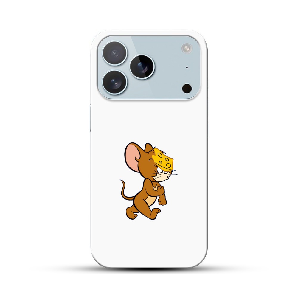 チーズかぶりネズミ iPhone 17 Proオリジナルハードケース