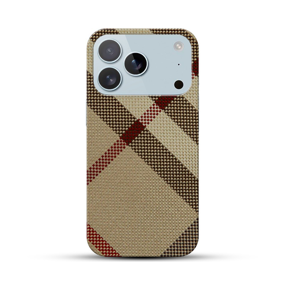 チェック柄 iPhone 17 Proオリジナルハードケース