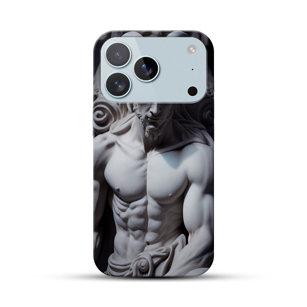 力強い胸像彫刻 iPhone 17 Proオリジナルハードケース