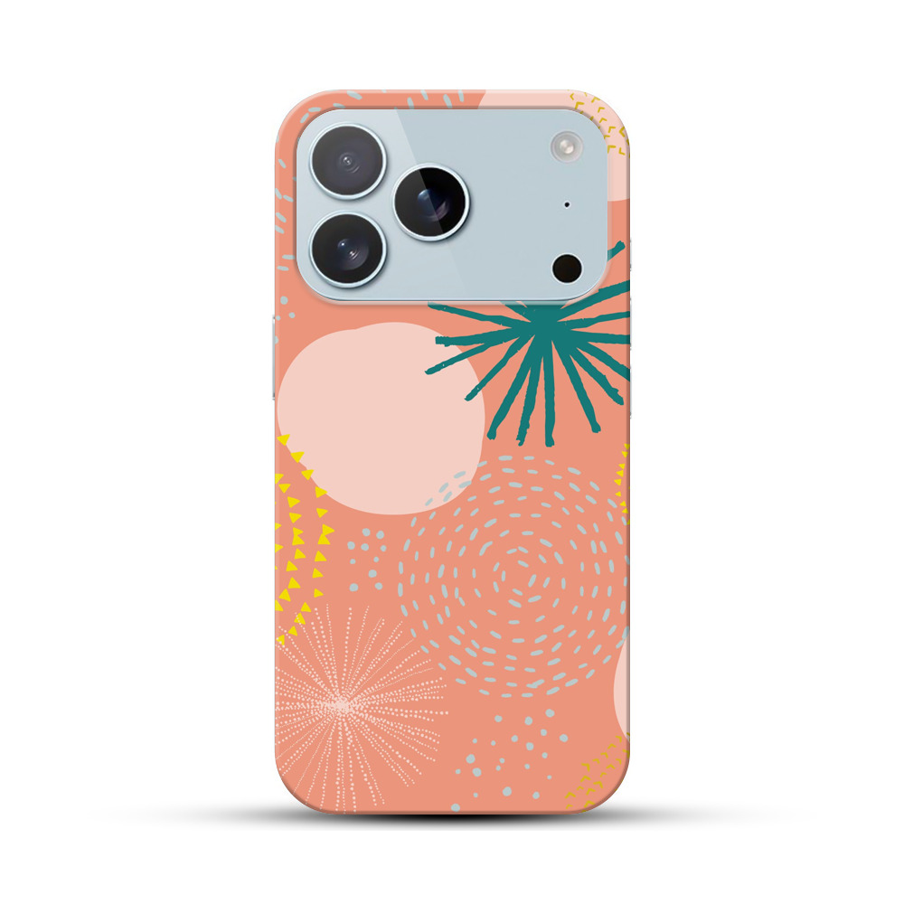 抽象的なカラフルな模様 iPhone 17 Proオリジナルハードケース