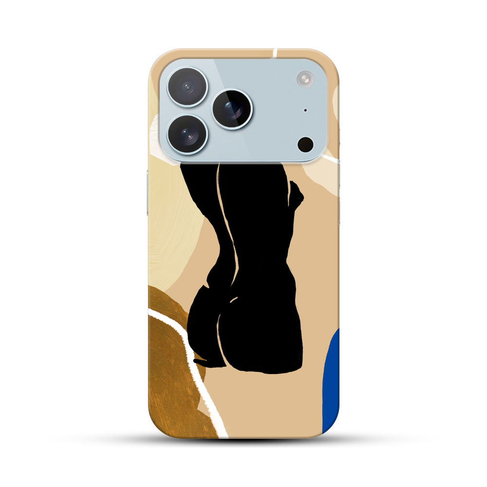 抽象的な女性のシルエット iPhone 17 Proオリジナルハードケース